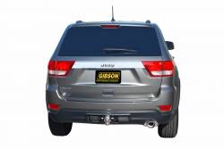 Gibson 11-12 Jeep Grand Cherokee Laredo 3.6L 2.5in Axle-Back Single Exhaust - Aluminized - 0