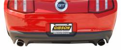 Gibson 11-14 Ford Mustang GT 5.0L 2.5in Axle-Back Dual Exhaust - Stainless - 0