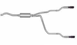 Gibson 01-05 Ford Ranger XL 2.3L 1.75in Cat-Back Dual Split Exhaust - Aluminized
