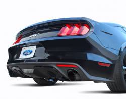 Gibson 15-17 Ford Mustang GT 5.0L 3in Cat-Back Dual Exhaust - Black Elite (Ceramic) - 0