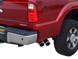 Gibson 11-16 Ford F-250 Super Duty XL 6.2L 2.5in Cat-Back Dual Sport Exhaust - Stainless - 0