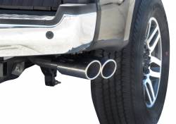 Gibson 17-18 Ford F-250 Super Duty XLT 6.2L 2.5in Cat-Back Dual Sport Exhaust - Stainless - 0