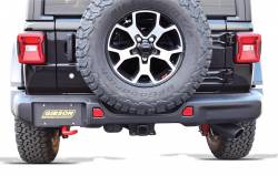 Gibson 18-22 Jeep Wrangler JL Rubicon 3.6L 2.5in Cat-Back Single Exhaust - Black Elite (Ceramic) - 0