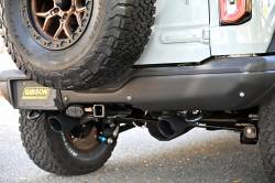 Gibson 2021+ Ford Bronco 4-DR 2.7L 4WD 2.5in Black Elite Cat-Back Dual Split Exhaust - Stainless - 0