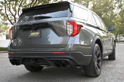 Gibson 20-22 Ford Explorer ST / Lincoln Aviator 3.0L 2.25in Axle-Back Dual Exhaust - Black Elite