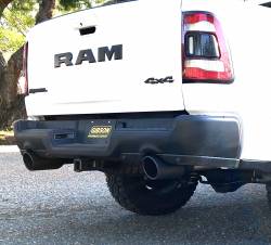 Gibson 2019 Ram 1500 Laramie 5.7L 2.5in Cat-Back Dual Split Exhaust - Black Elite - 0