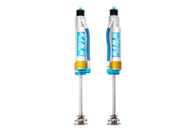 King Shocks 97-06 Jeep Wrangler TJ Front 2.5 Dia Piggy Hose Reservoir Shock 0-2in Lift (Pair)