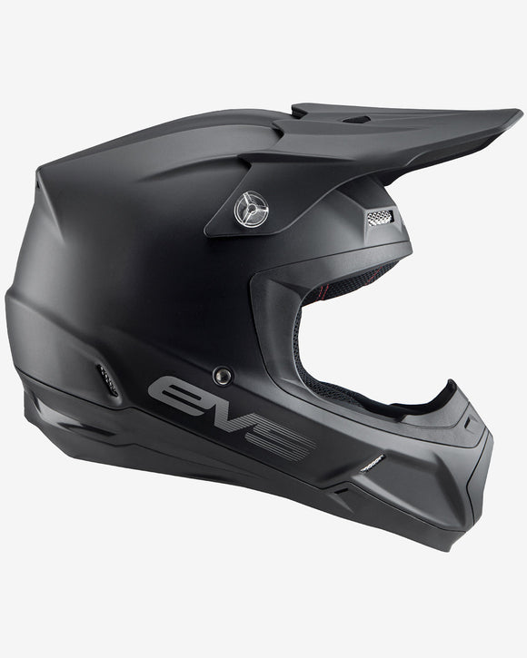 EVS T5 Solid Helmet Matte Black - Small