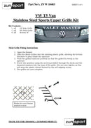 Zunsport Volkswagen T5 Full Set Silver finish-2