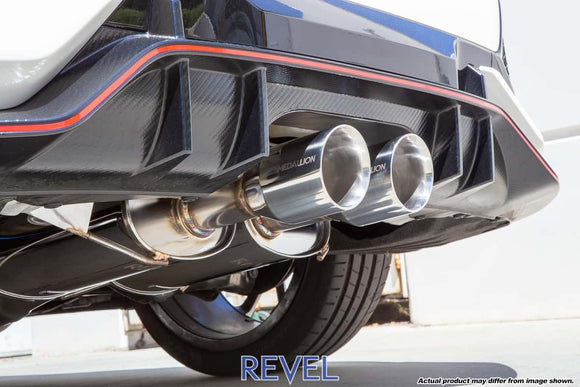 Revel Medallion Touring-S Catback Exhaust - Dual Muffler/ Dual Tip 17-19 Honda Civic Type-R