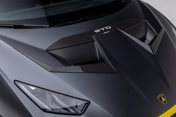 HURACAN STO AERO HOOD DUCTS CARBON FIBER
