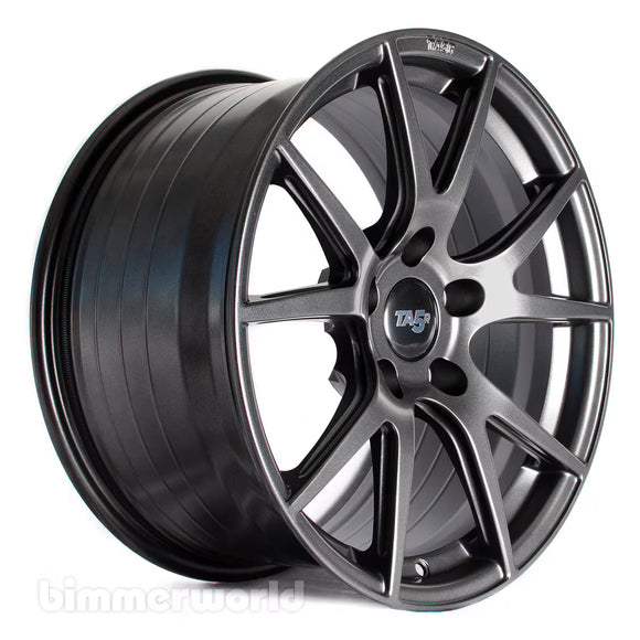 BimmerWorld 17x9.0 TA5R Wheel Set - E36, E46, F3X, E60 Xi, Z3, E85  - Gloss Gunmetal