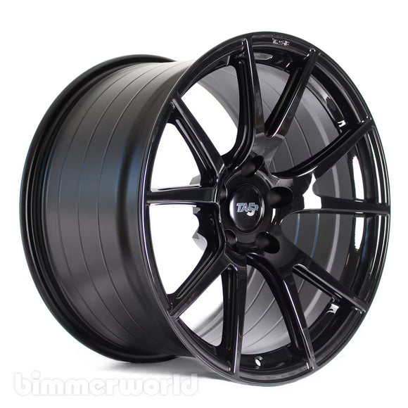 BimmerWorld TA5R 18x9.5 ET35/10.5 ET24 Staggered Wheel Set  - Gloss Black