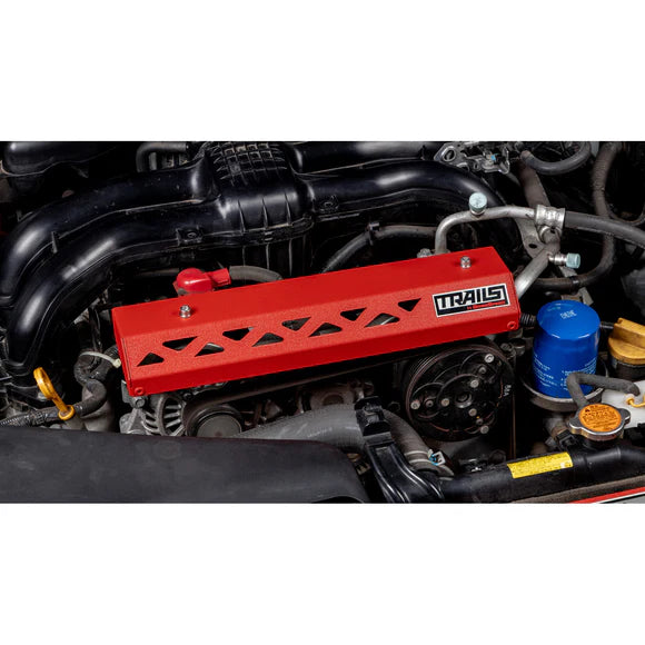 Grimmspeed Pulley Cover Red For Subaru 13-17 Crosstrek Trails by GrimmSpeed - 0