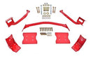 BMR 79-04 Fox Mustang Torque Box Reinforcement Plate Kit(TBR005R And TBR003R) - Red-1
