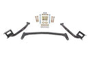 BMR 79-04 Fox Mustang Tubular Style Upper Torque Box Reinforcement Plates - Black Hammertone-1