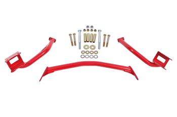 BMR 79-04 Fox Mustang Tubular Style Upper Torque Box Reinforcement Plates - Red