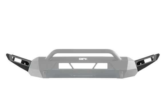 Body Armor 4x4 16-22 Toyota Tacoma HiLine Bumper High Clearance Side Wings (Black)