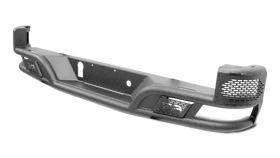 Body Armor 4x4 2016+ Toyota Tacoma Desert Series Rear Bumper - 0