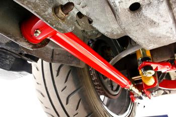 BMR 82-02 3rd Gen F-Body On-Car Adj. Lower Control Arms / Rod End Combo (Polyurethane) - Red