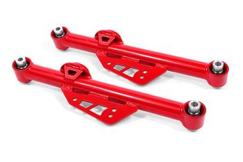 BMR 99-04 Mustang Non-Adj. Lower Control Arms w/ Spherical Bearings - Red