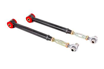 BMR 05-14 S197 Mustang On-Car Adj. Lower Control Arms / Rod End Combo (Poly) - Black Hammertone