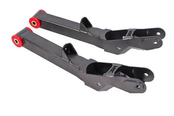 BMR 10-15 5th Gen Camaro Rear Lower Control Arms Non-Adj. (Polyurethane) - Black Hammertone