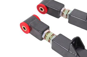 BMR 10-15 5th Gen Camaro Rear Lower Control Arms On-Car Adj. (Polyurethane) - Black Hammertone