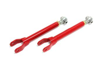 BMR 10-15 5th Gen Camaro Trailing Arms Rear w/ Single Adj. Rod Ends - Red