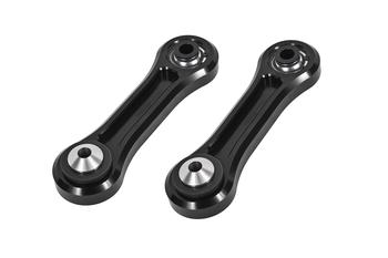 BMR 15-17 S550 Mustang Rear Lower Control Arms Vertical Link (Delrin/Bearing) - Black