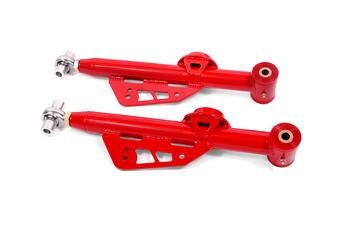 BMR 99-04 Mustang Single Adj. Lower Control Arms / Rod End (Polyurethane) - Red