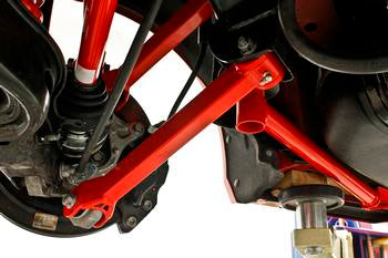 BMR 16-17 6th Gen Camaro Non-Adj. Lower Trailing Arms (Polyurethane) - Red - 0