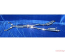 Motordyne Shockwave Exhaust With 4.5" Blue Rolled Tips Infiniti G37x AWD Sedan 2009-2014-1