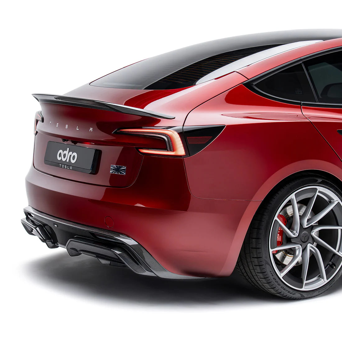 TESLA MODEL 3 HIGHLAND PERFORMANCE CARBON FIBER REAR DIFFUSER | Park ...