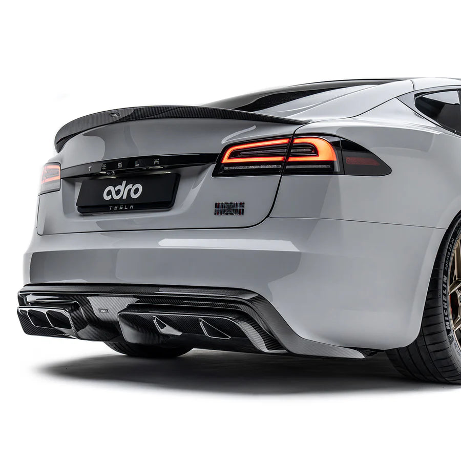 Tesla Model S Carbon Fiber Rear Spoiler | Park Auto Motorsports