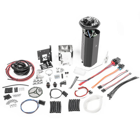 Radium Nissan R32 GT-R Fuel Hanger Surge Tank Brushless TI Auto E5LM - Pumps Not Included