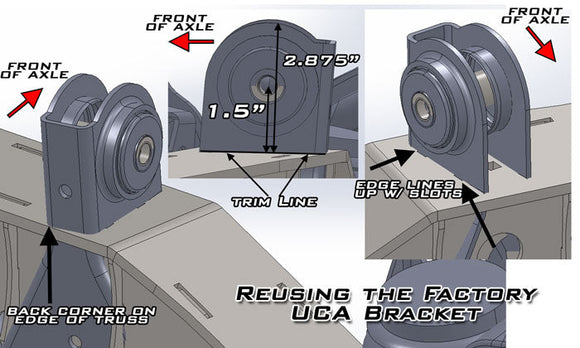 Artec Industries 1984-2001 Jeep Xj Front Axle Truss For Xj W/ Rockjock Joints