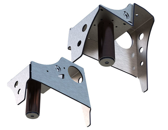 Artec Industries 97-06 Jeep Wrangler TJ Front Frame Coil Buckets For Oem Bumpstops