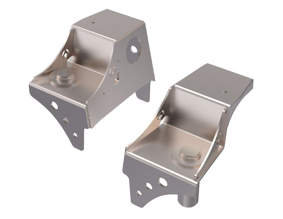 Artec Industries 97-06 Jeep Wrangler TJ Front Frame Coil Bucket: Stock Height 1 Ton Swap Offset