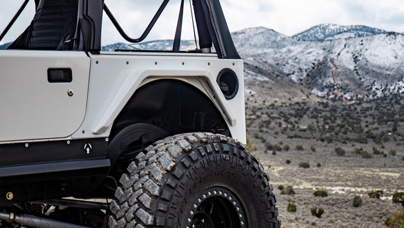 Artec Industries 97-06 Jeep Wrangler TJStandard Rear Corner Armor Aluminum