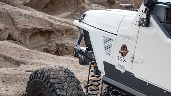 Artec Industries 97-06 Jeep Wrangler TJ Lj Tj Standard Aluminum Front 3 1/2 Fender