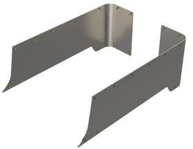 Artec Industries 97-06 Jeep Wrangler TJBlank Rear Corner Armor Aluminum - 0