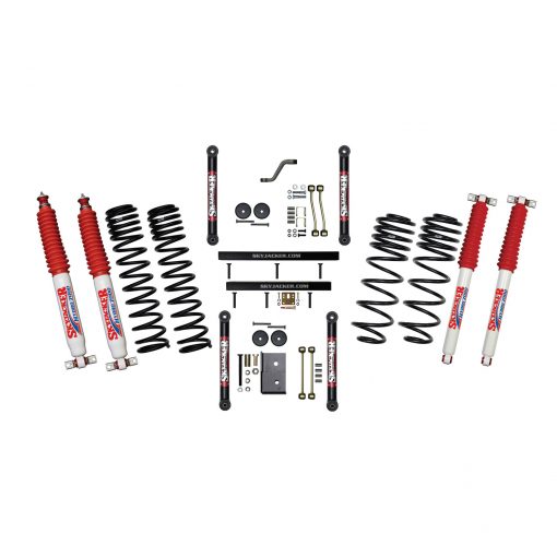 Skyjacker Jeep TJ/LJ 4in Dual Rate Long Travel Front/Rear Kit w/ Hydro 7000 Shocks