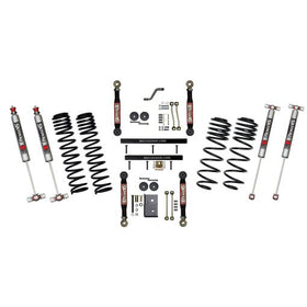 Skyjacker 03-06 Jeep TJ 4in D-Rate Long Travel Kit w/ Adj FR/RR Lower Flex Links/M95 Monotube Shocks