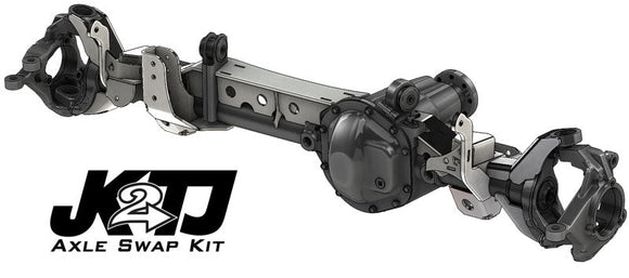 Artec Industries 93-06 Jeep Wrangler TJ Front Axle Swap Kit Dana 44 (Rubicon) Lca Brkts w/ Cam Slot