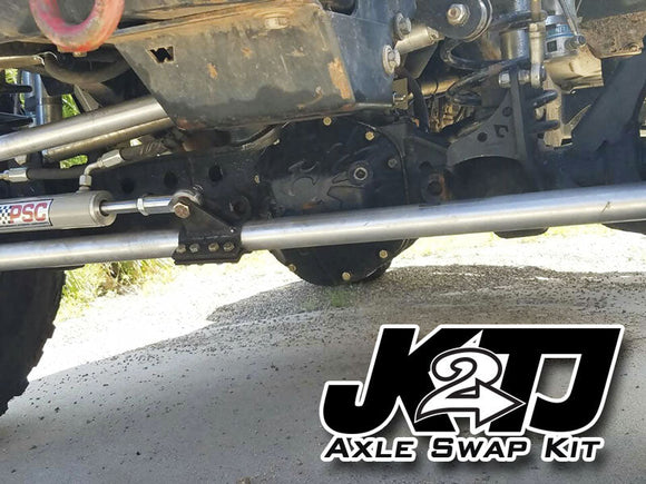 Artec Industries 93-06 Jeep Wrangler TJ Front Axle Swap Kit Dana 44 (Rubicon) Lca Brkts w/ Cam Slot