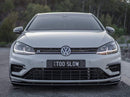 Flow Designs MK7.5 Golf R Front Lip Splitter & Aerospacers-2