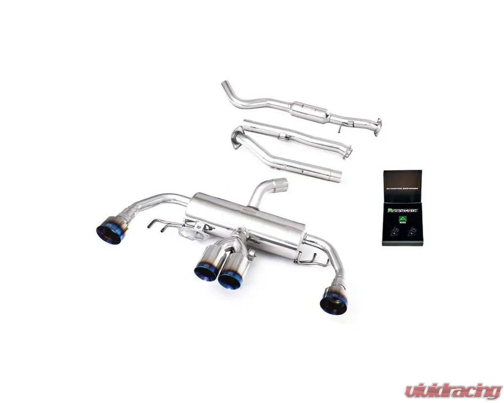 ARMYTRIX Valvetronic Exhaust System Toyota GR Corolla GZEA14 1.6L G16E-GTS turbo I3 Non-OPF 2023+ - Blue Coated