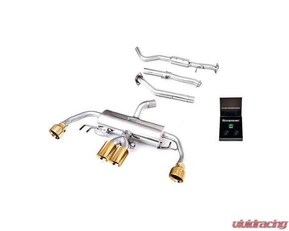ARMYTRIX Valvetronic Exhaust System Toyota GR Corolla GZEA14 1.6L G16E-GTS turbo I3 Non-OPF 2023+ - Gold
