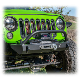 Turn Offroad 2007+ Jeep JK/JL/JT Front Bumper (Frame Cut) - 0